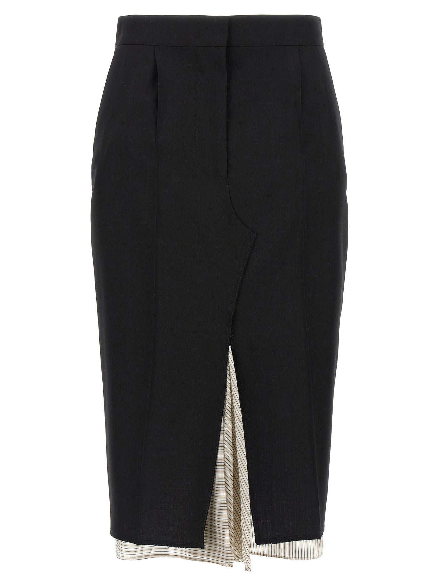 Exposed lining skirt Skirts