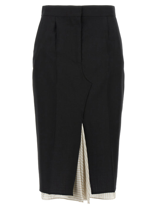 Exposed lining skirt Skirts