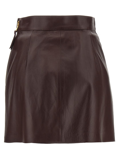 Nappa skirt Skirts