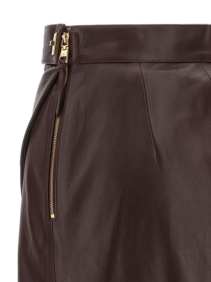 Nappa skirt Skirts