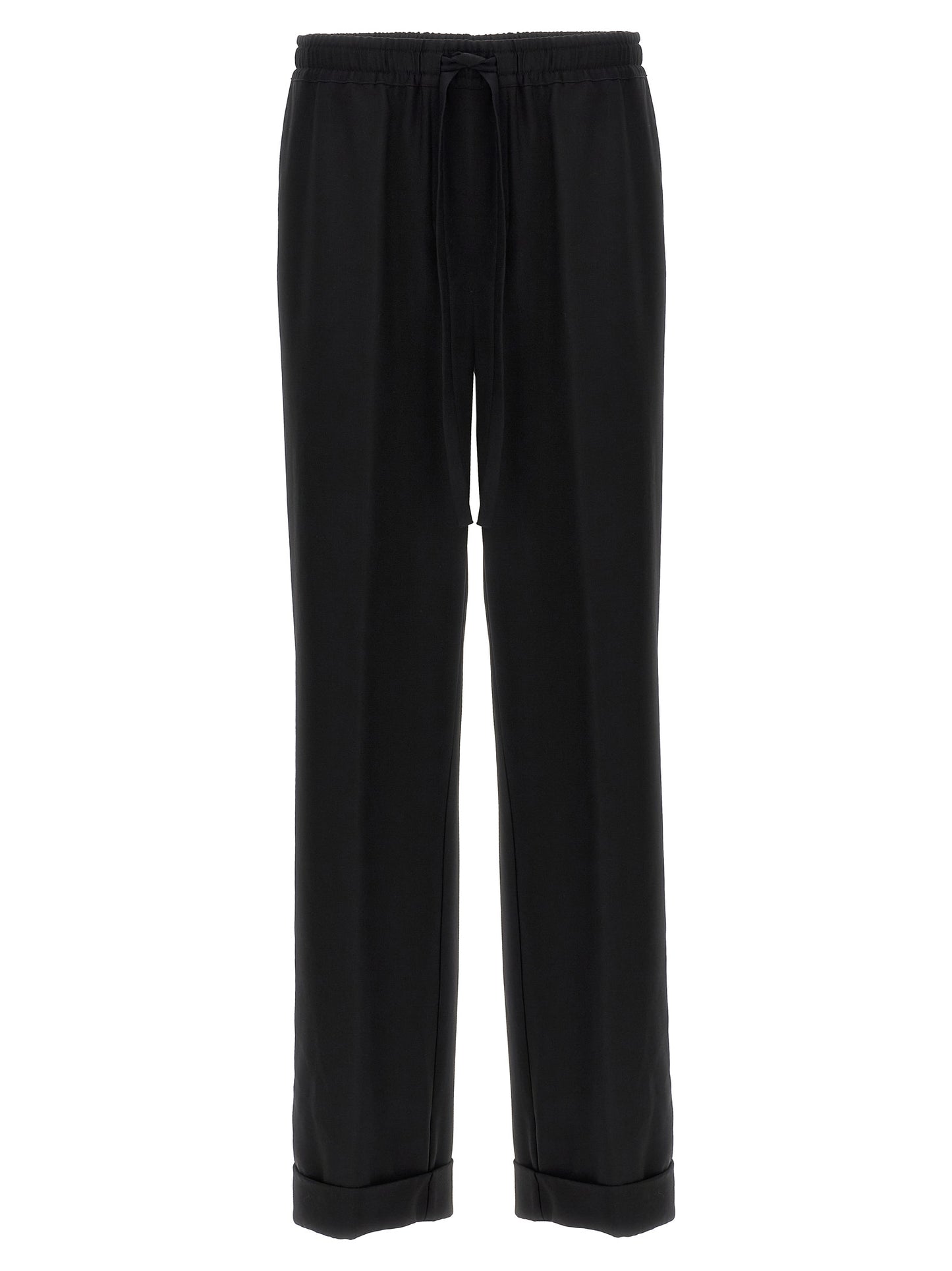 Contrast piping pants Pants