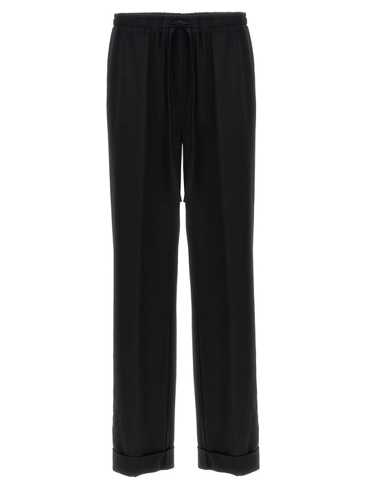 Contrast piping pants Pants