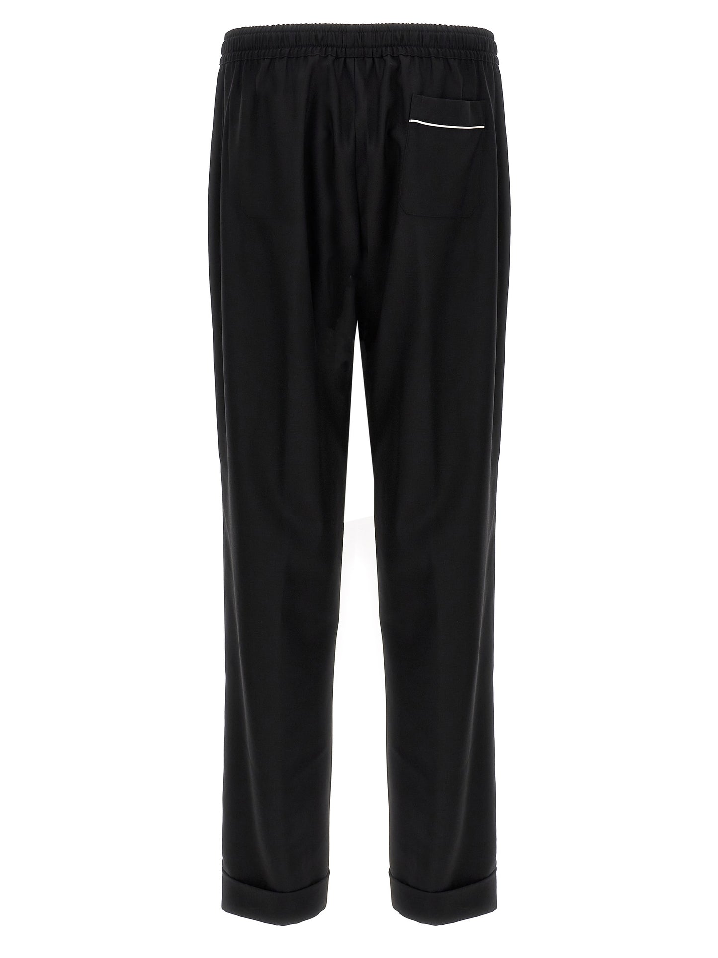 Contrast piping pants Pants