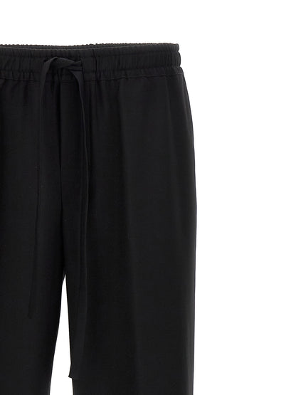 Contrast piping pants Pants