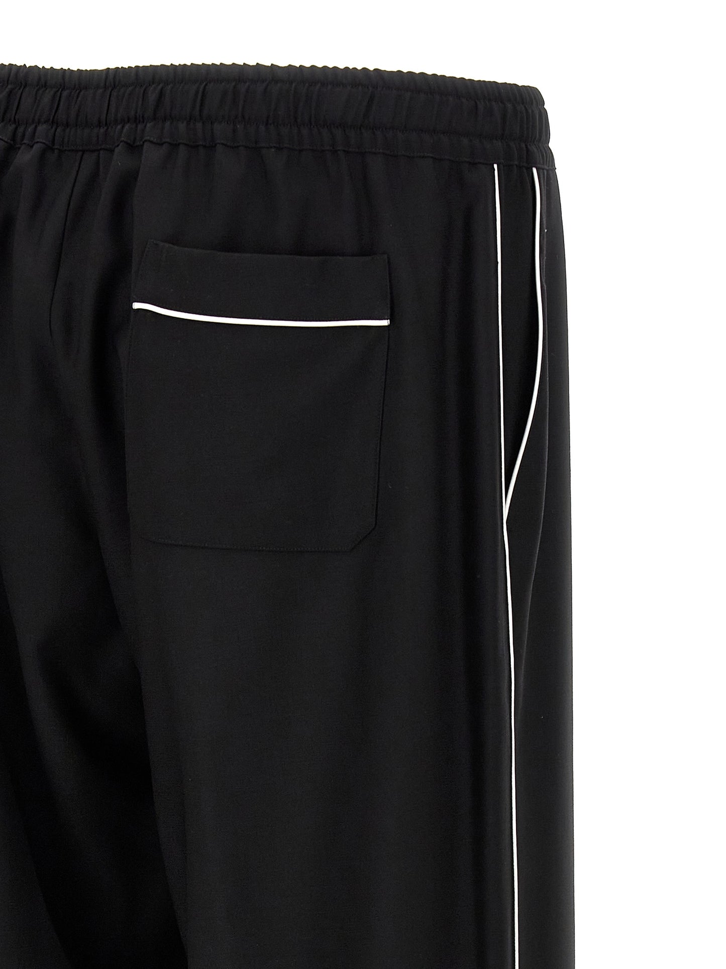 Contrast piping pants Pants