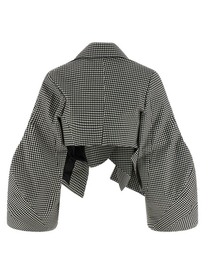 Vichy shrug Sweater, cardigans
