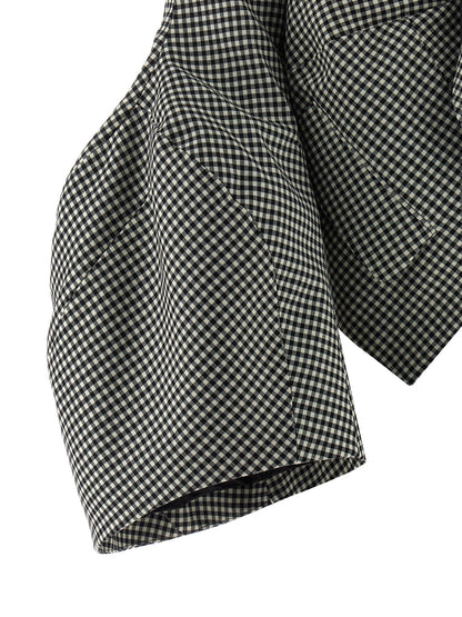 Vichy shrug Sweater, cardigans