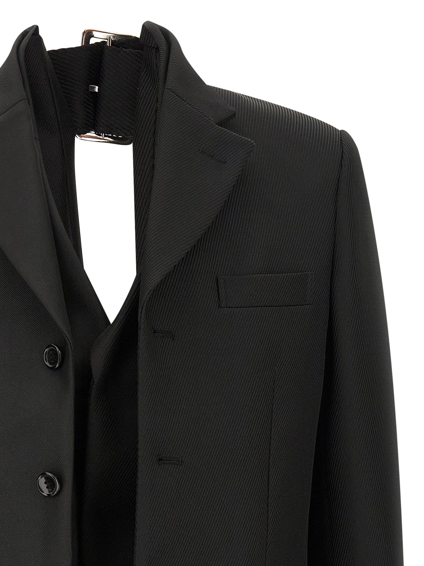 Double layer effect blazer Blazer, suits