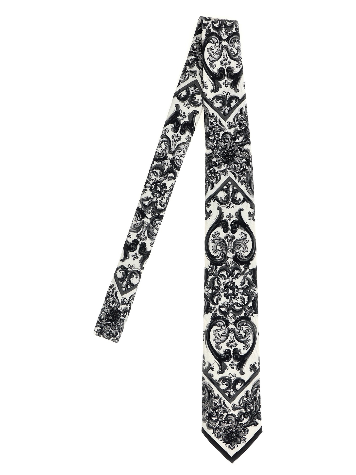'Maiolica' print tie Ties, papillon