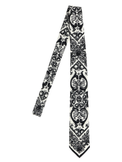 'Maiolica' print tie Ties, papillon