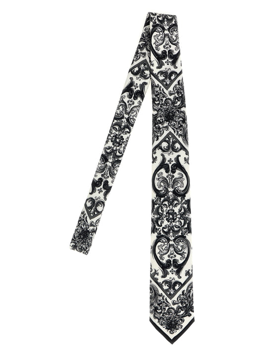 'Maiolica' print tie Ties, papillon