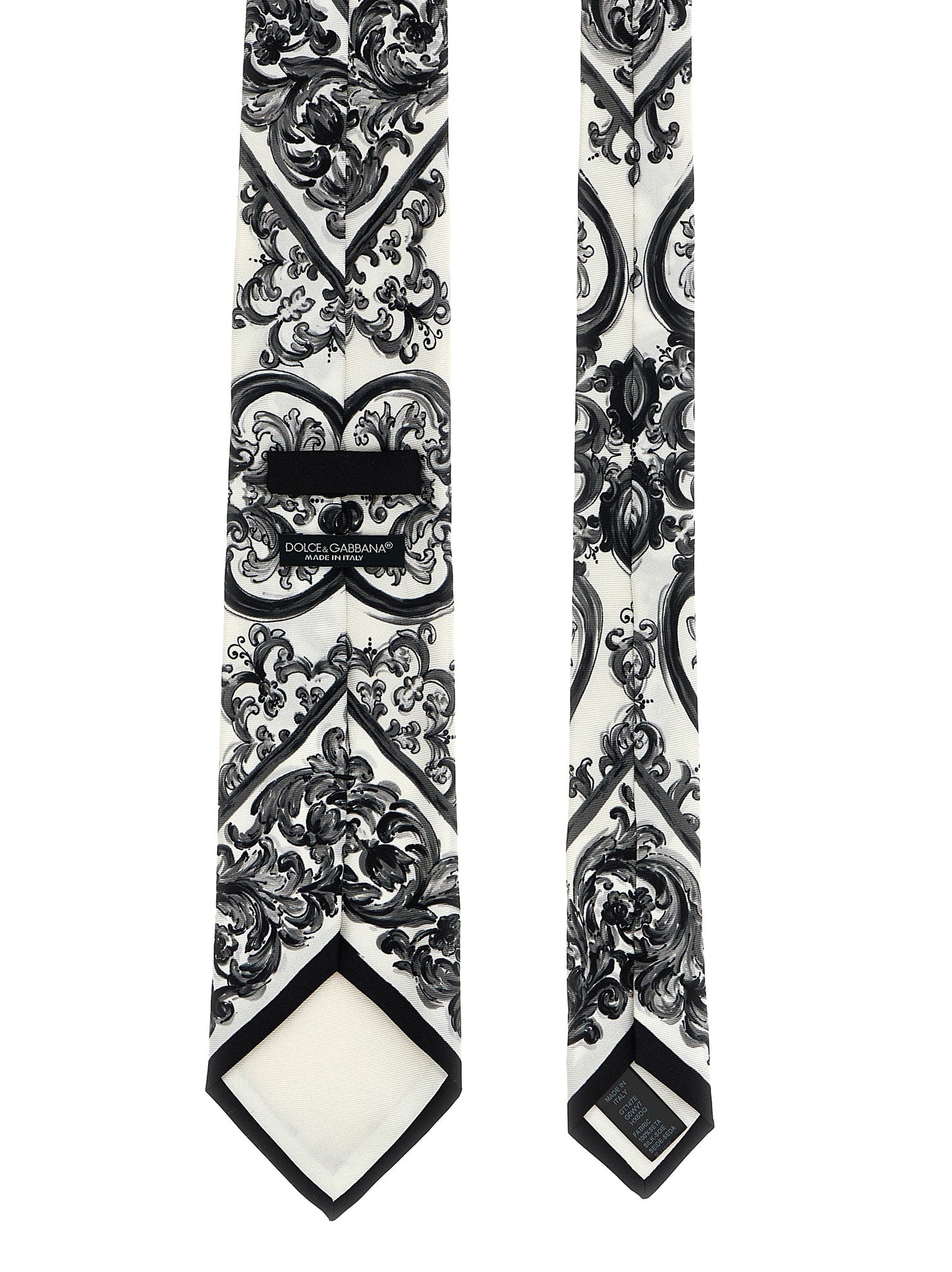 'Maiolica' print tie Ties, papillon