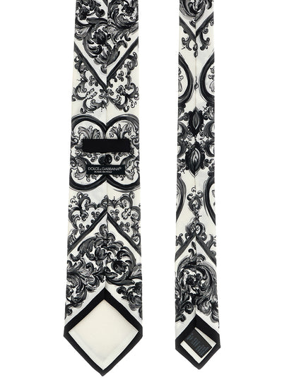'Maiolica' print tie Ties, papillon