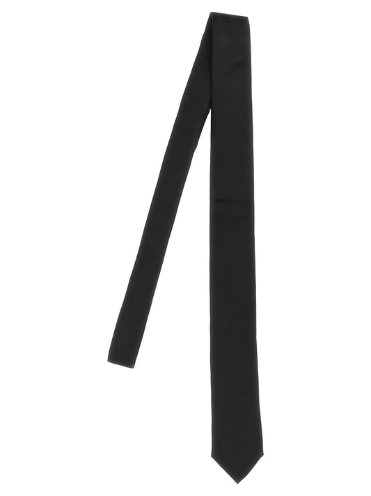 Jacquard logo tie Ties, papillon