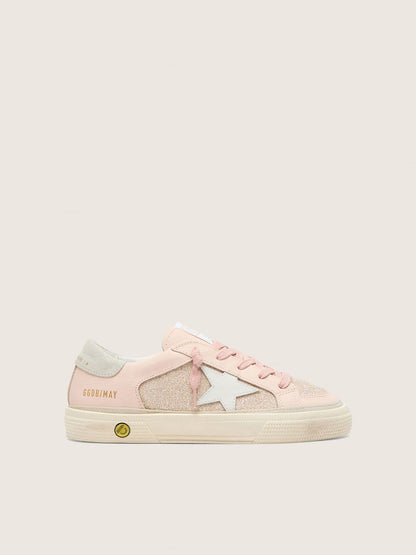 Golden Goose Deluxe Brand May with double quarter and toe glitter