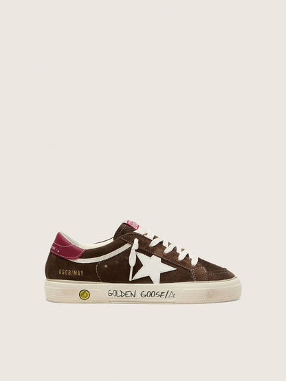 Golden Goose Deluxe Brand May suede upper and toe leather