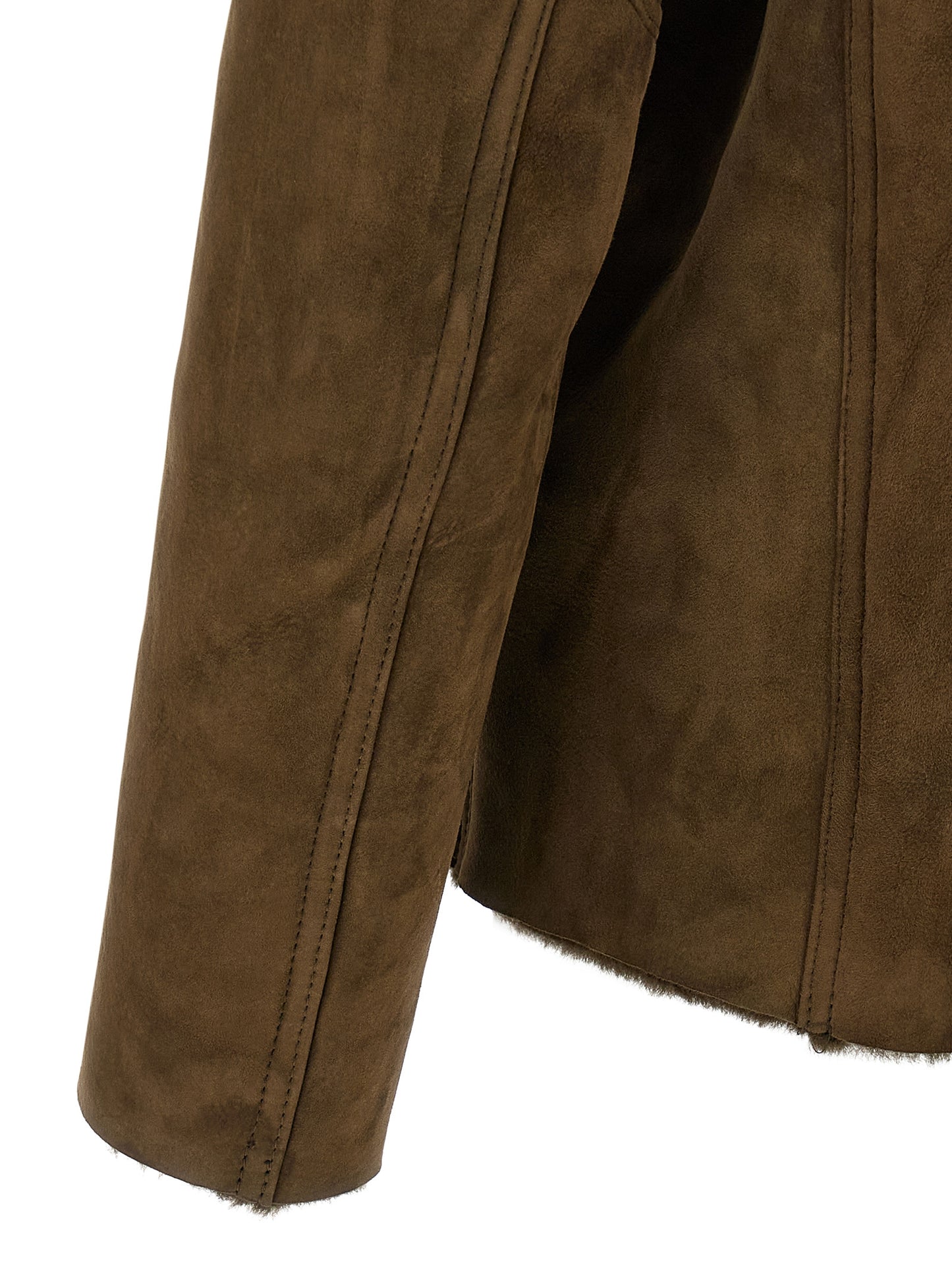 Shearling hooded jacket  Down jacket, Parka, Casual jackets
