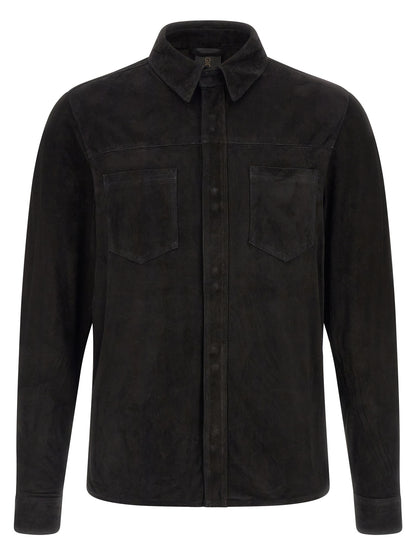 Suede shirt Gloves Shirt, blouse