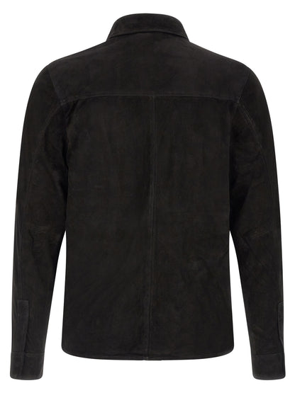 Suede shirt Gloves Shirt, blouse