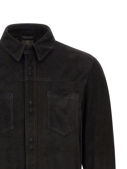 Suede shirt Gloves Shirt, blouse