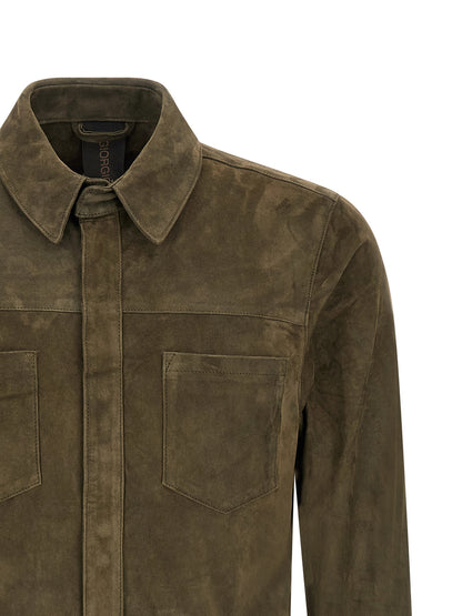 Suede shirt Gloves Shirt, blouse