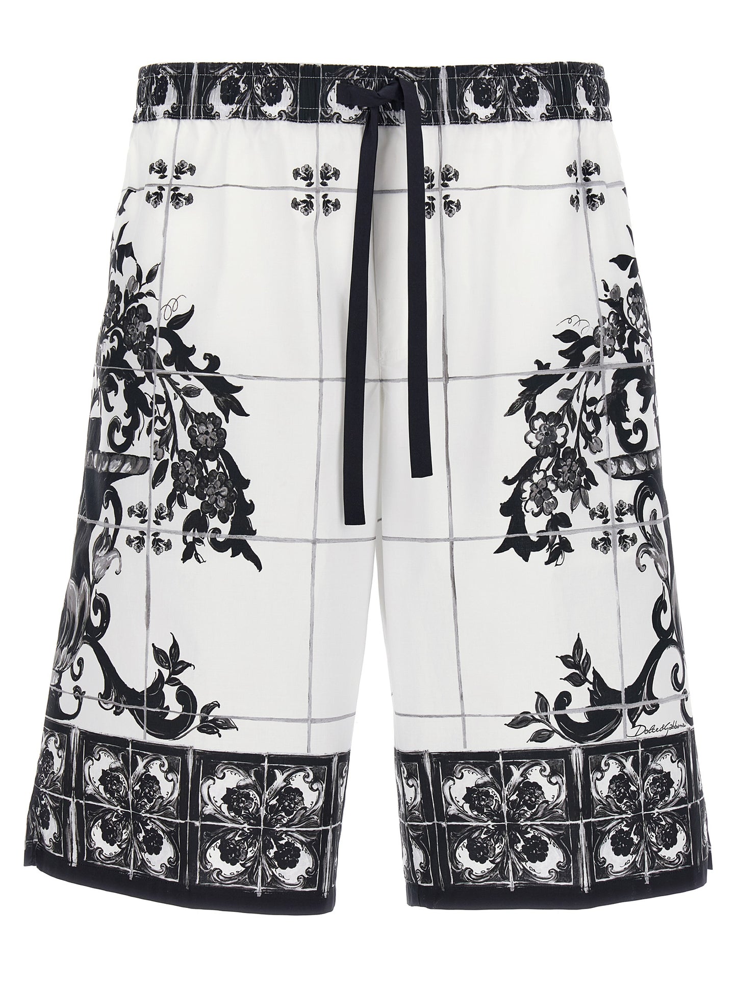'Maiolica' print bermuda shorts Bermuda, short