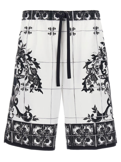 'Maiolica' print bermuda shorts Bermuda, short