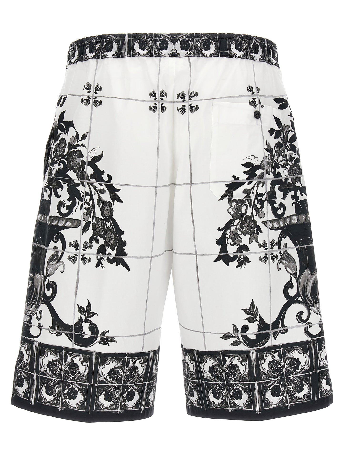 'Maiolica' print bermuda shorts Bermuda, short