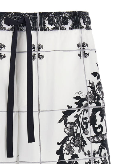 'Maiolica' print bermuda shorts Bermuda, short
