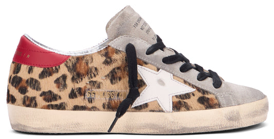 Golden Goose Deluxe Brand Super-star leopard horsy