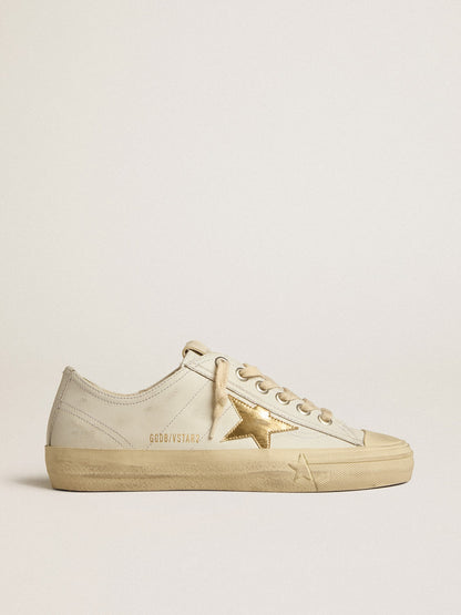 Golden Goose Deluxe Brand V-star 2 leather upper laminated star