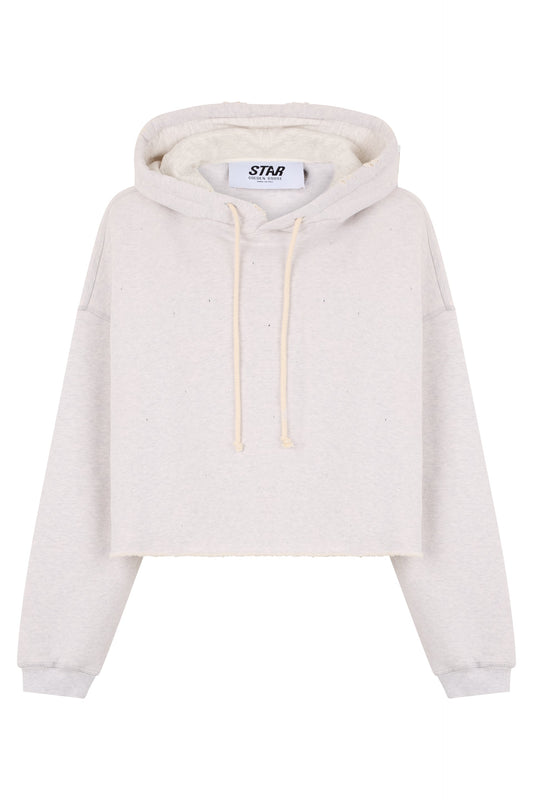 Golden Goose Cropped hoodie in cotton