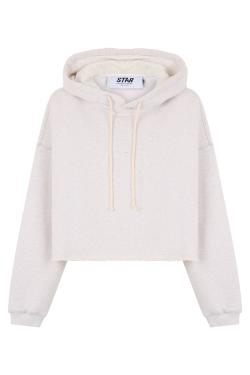 Golden Goose Cropped hoodie in cotton