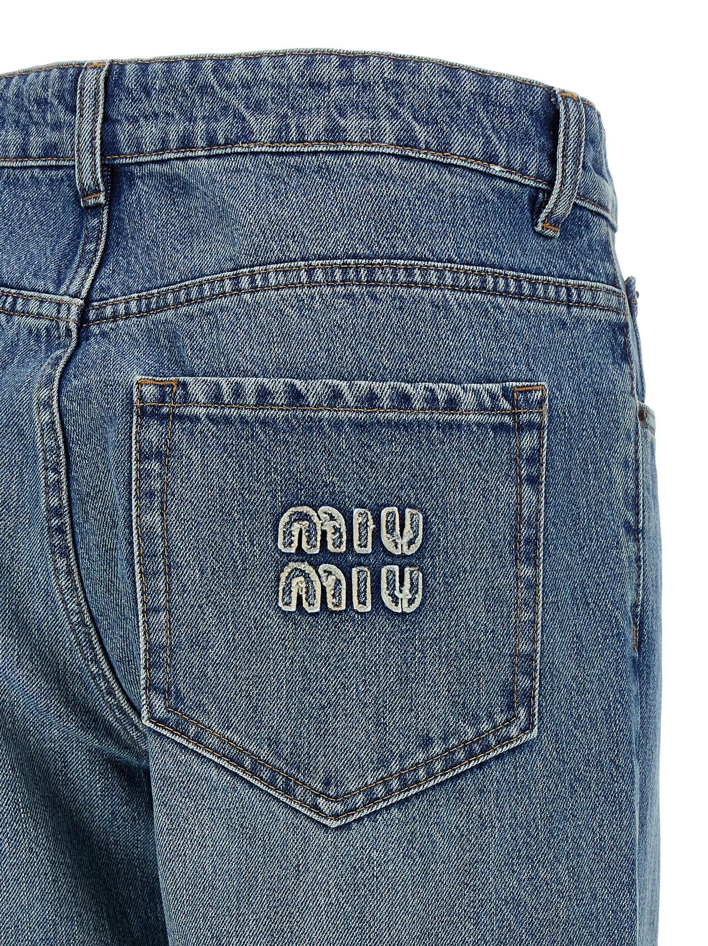 Logo embroidery jeans Jeans