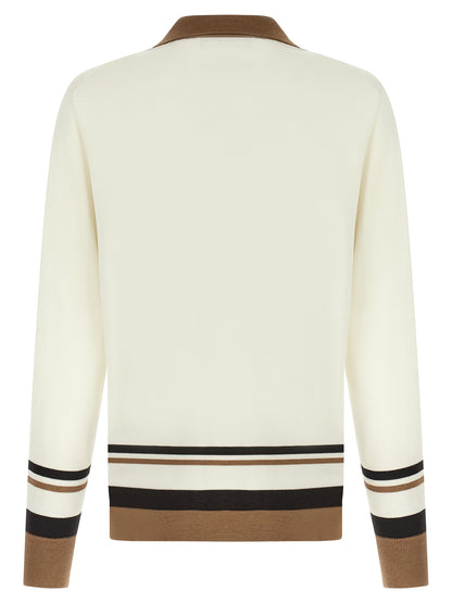 Logo embroidery cardigan Sweater, cardigans