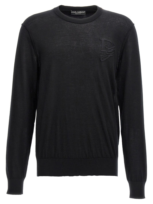 Logo embroidery sweater Sweater, cardigans