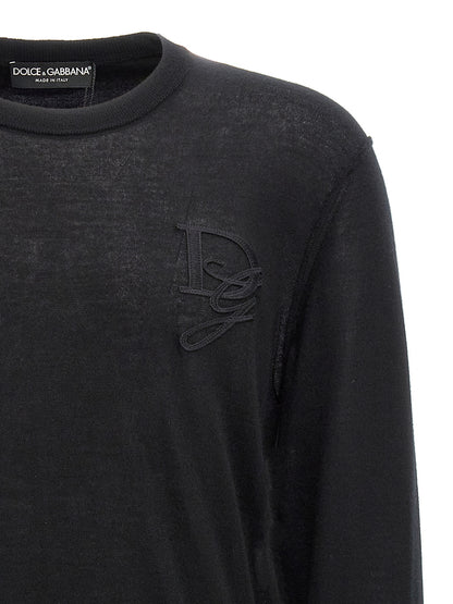Logo embroidery sweater Sweater, cardigans