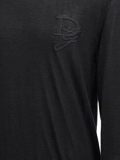 Logo embroidery sweater Sweater, cardigans