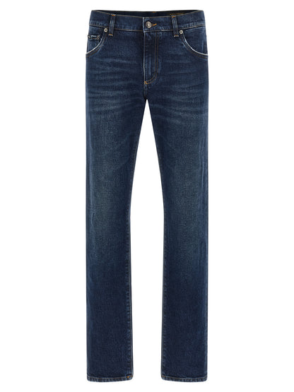 Logo plaque jeans Jeans