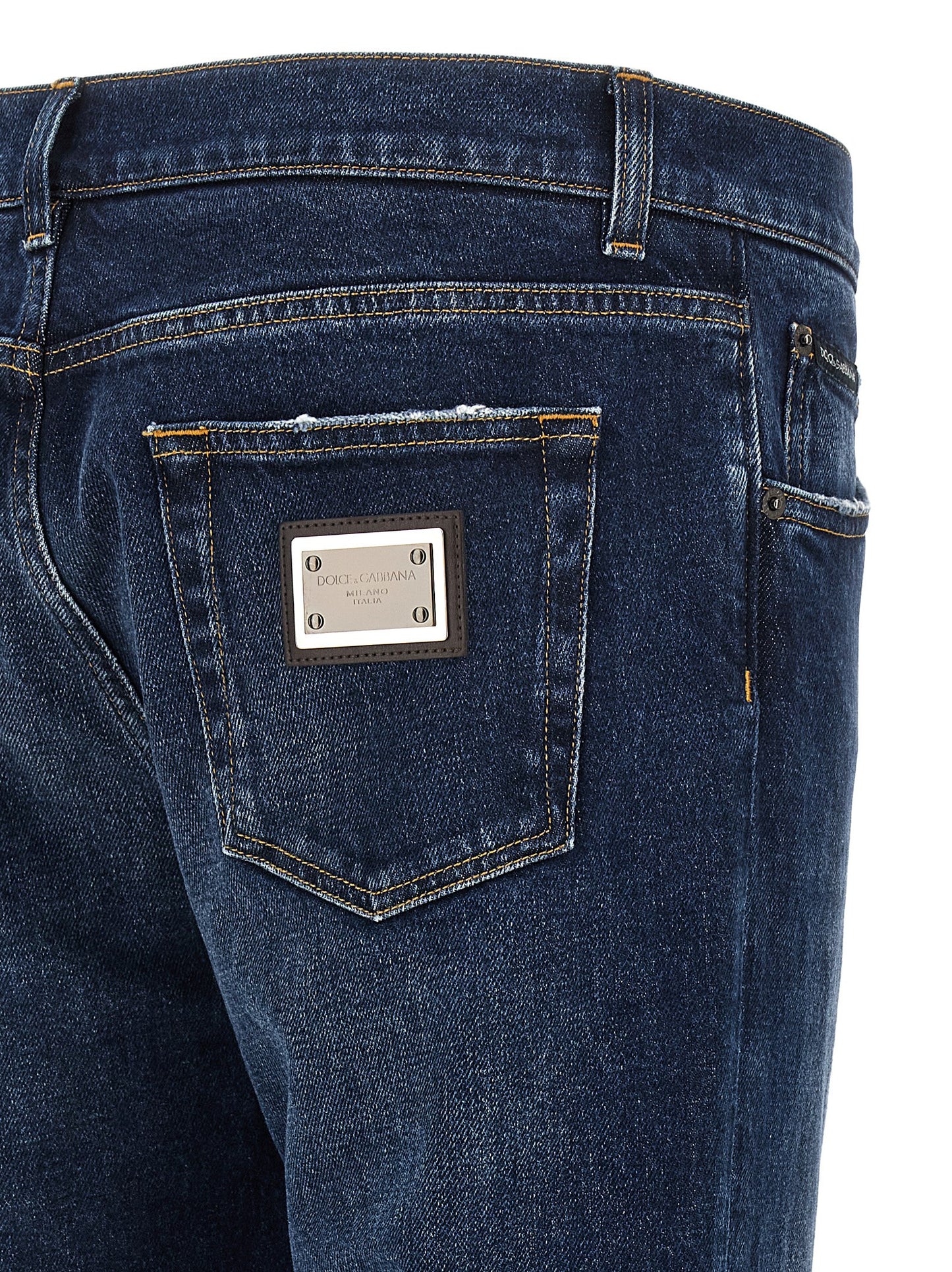 Logo plaque jeans Jeans