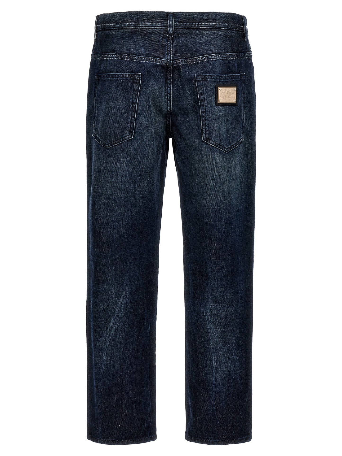 Fringed stitching jeans Jeans