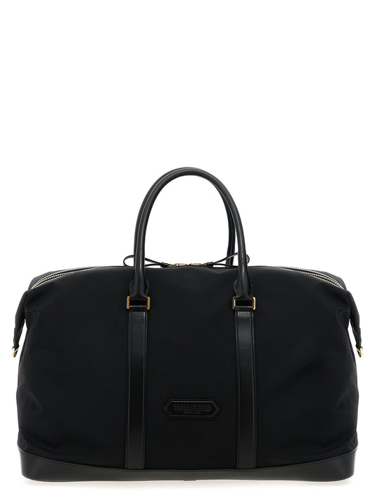 Leather details travel bag Lifestyle