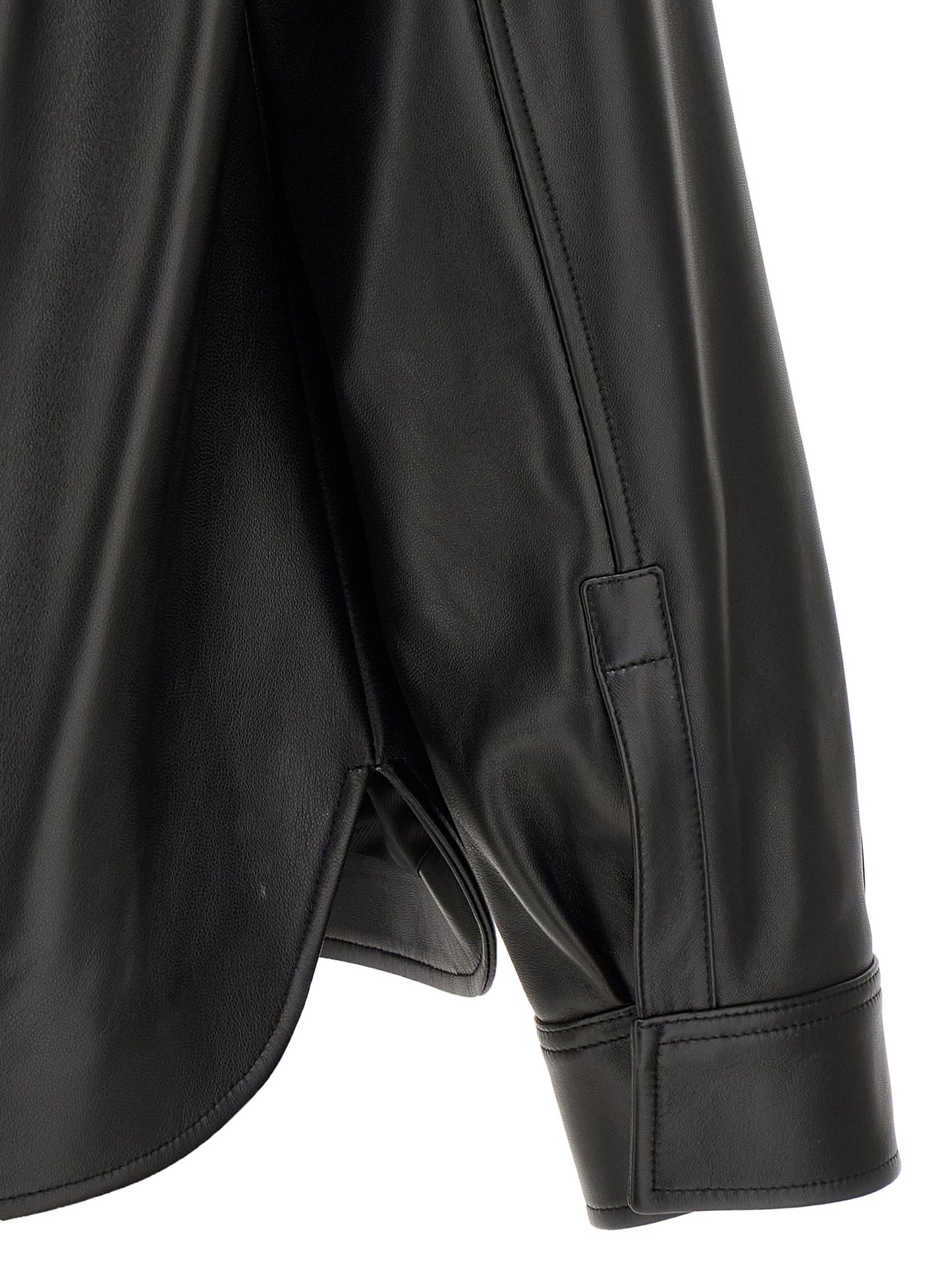 Nappa leather overshirt Down jacket, Parka, Casual jackets