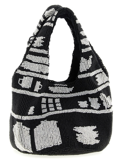 'Beaded' mini shopping bag Tote bag