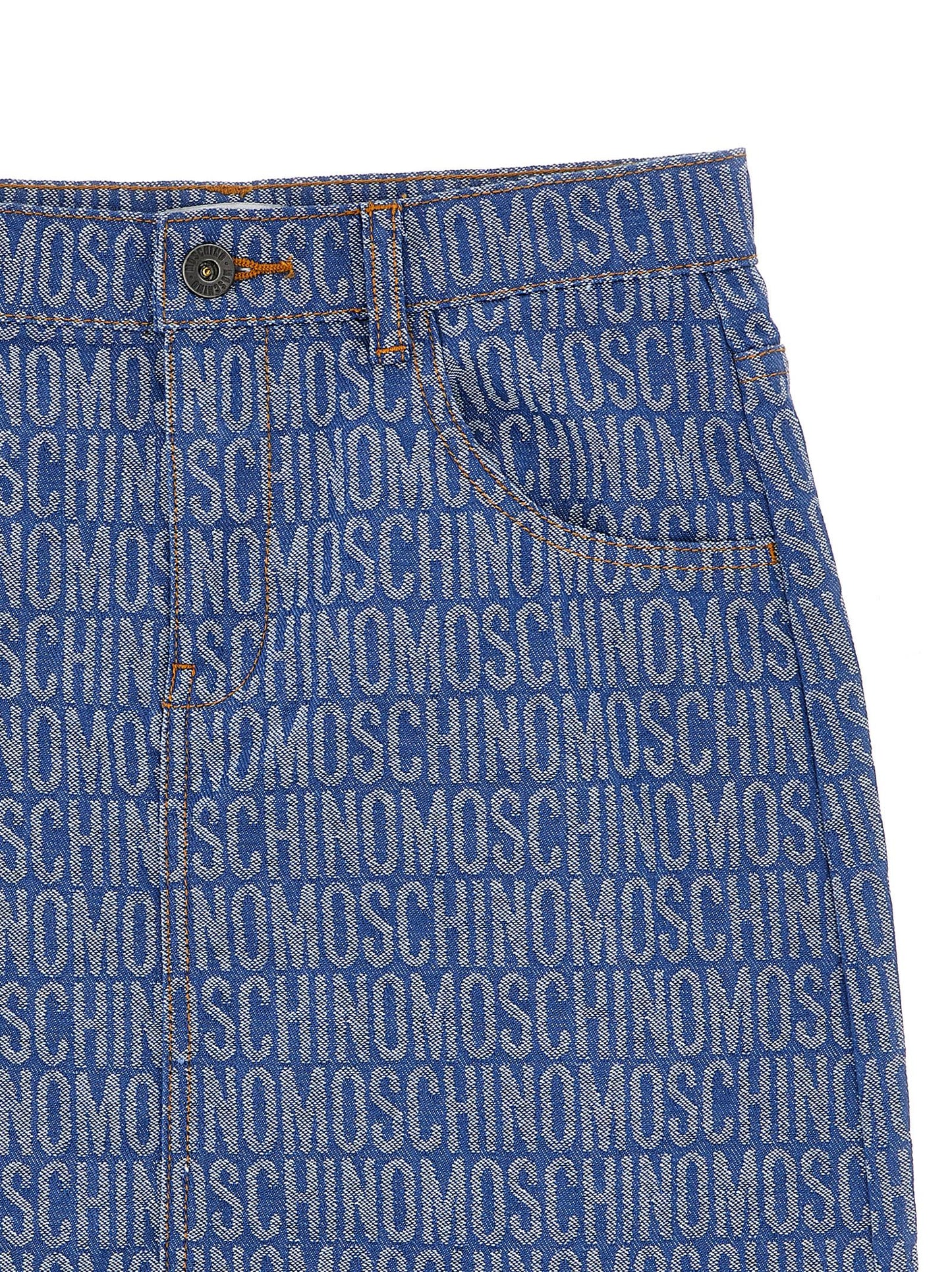 'Logo' denim skirt Skirts