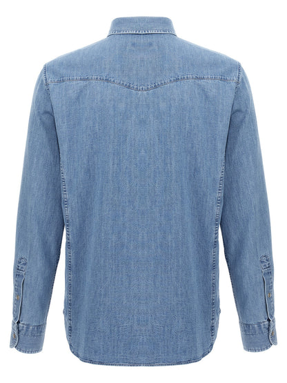Denim shirt Shirt, blouse