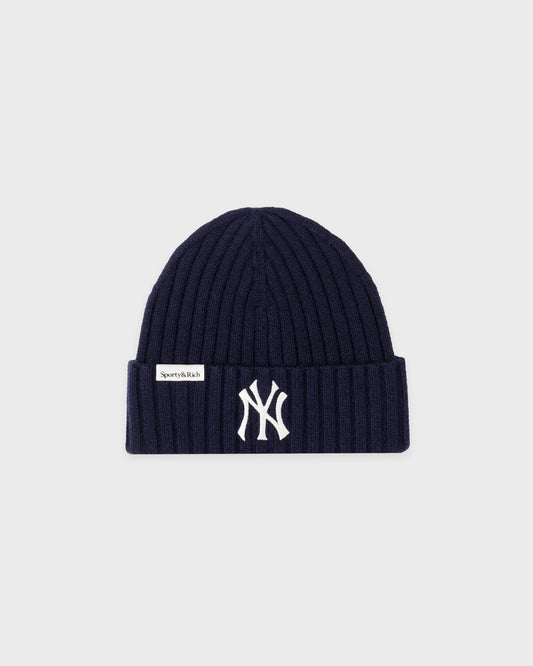 Sporty & Rich Heritage yankees serif cashmere beanie