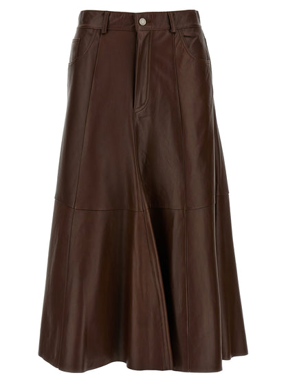 'Mid Serenity Leather' skirt Skirts