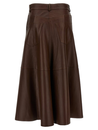 'Mid Serenity Leather' skirt Skirts