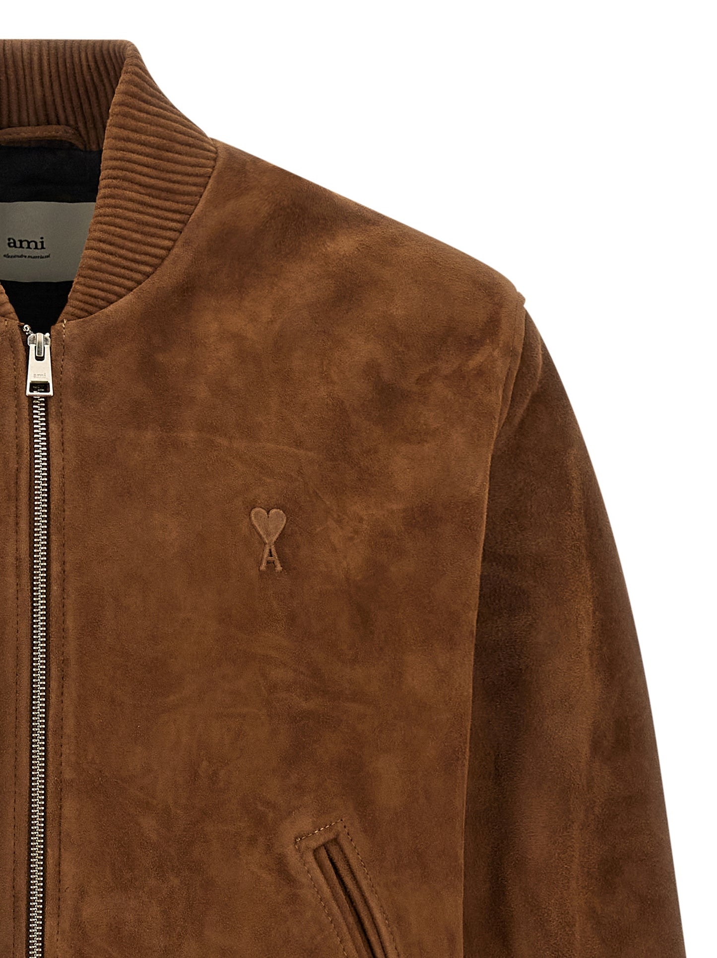Suede bomber jacket Down jacket, Parka, Casual jackets